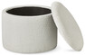 Mickan - Puff, Ø 55 cm - Vit