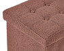 Marja - Sittpall, B 38 cm, bouclétyg - Röd