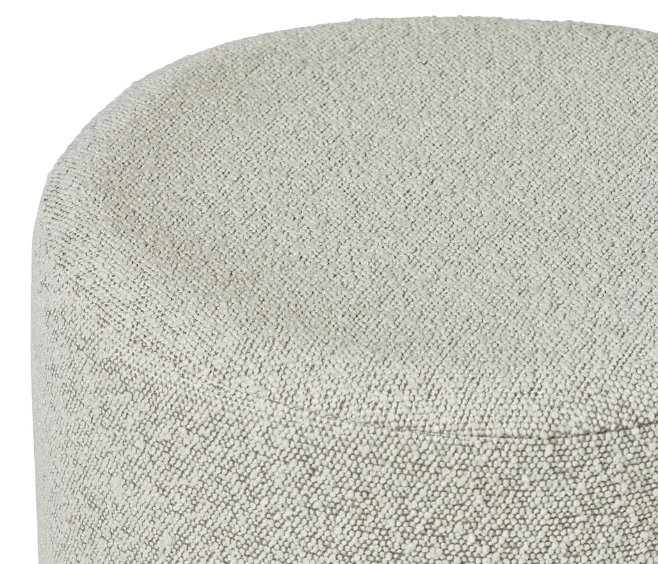 Mona - Puff, Ø 40 cm - Beige