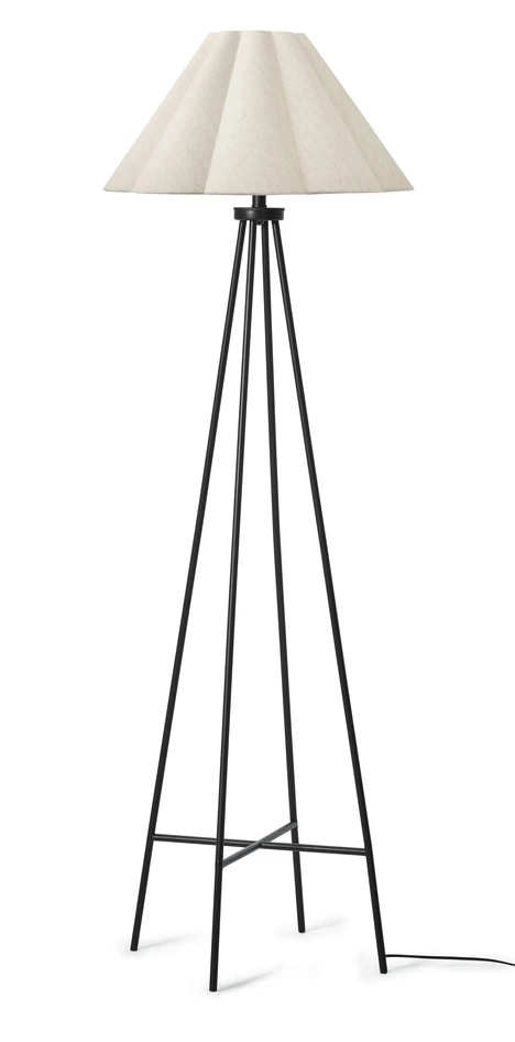Gaby - Taklampskärm, H28 Ø55 cm - Beige