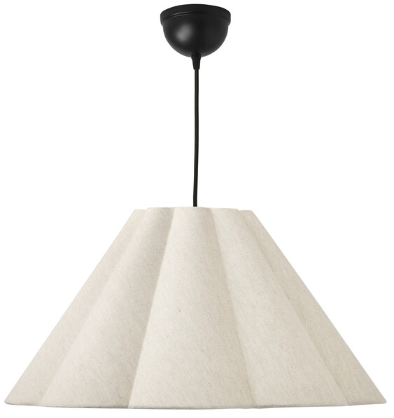 Gaby - Taklampskärm, H28 Ø55 cm - Beige