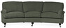 Oxford Delux - 3-sits soffa svängd, fast klädsel - Grön