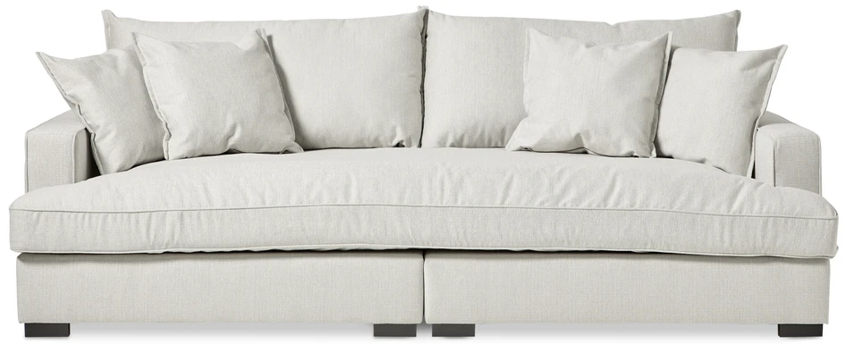 Rossi - 3-sits soffa, hel dyna - Vit