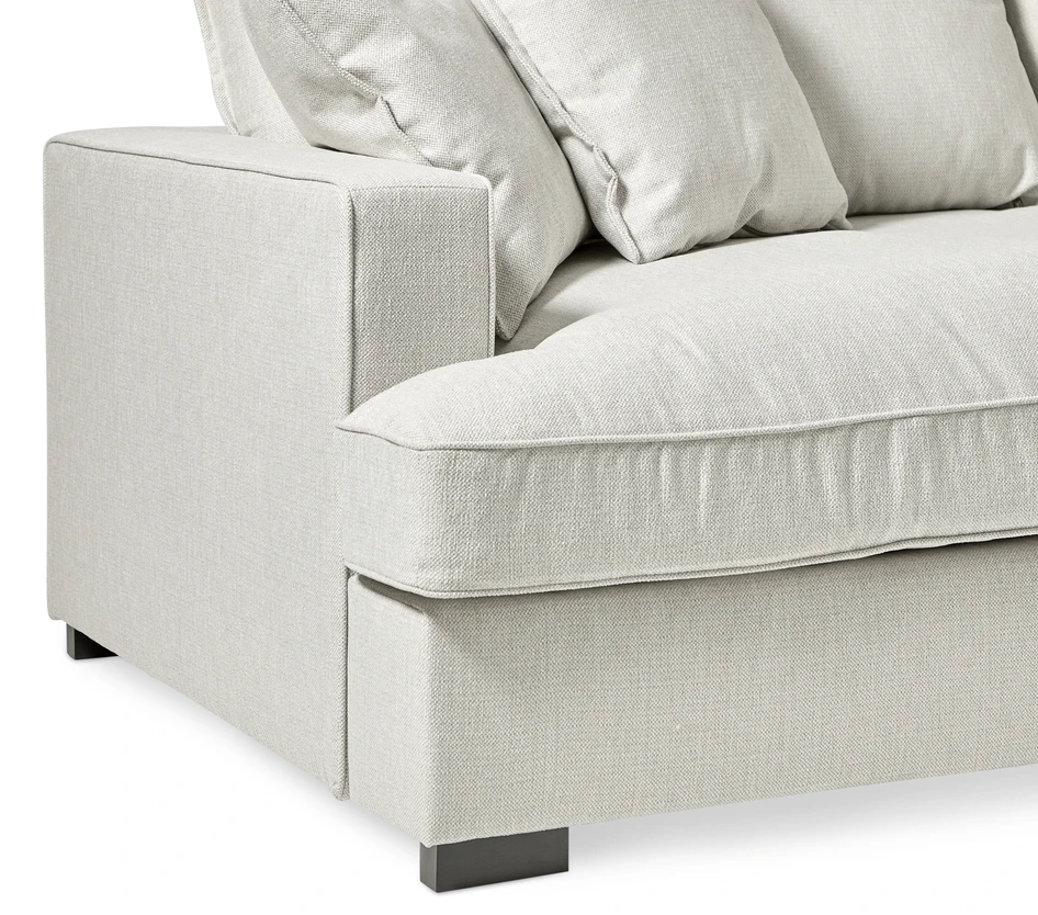 Rossi - 3-sits soffa, hel dyna - Vit