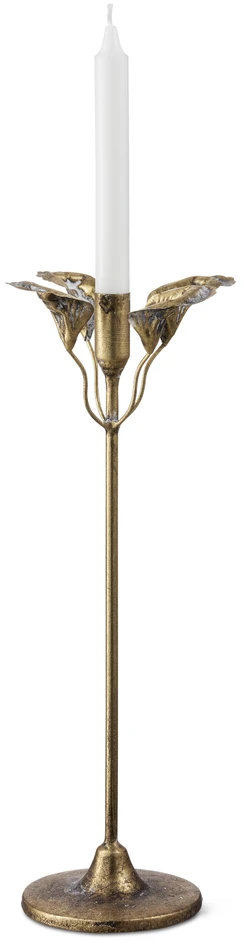 Paulet - Ljusstake, H 41 Ø 13 cm - Brun