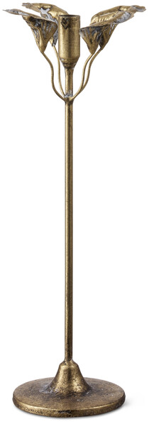 Paulet - Ljusstake, H 41 Ø 13 cm - Brun