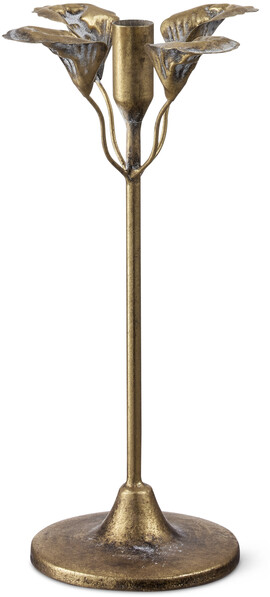 Paulet - Ljusstake, H 31 Ø 13 cm - Brun