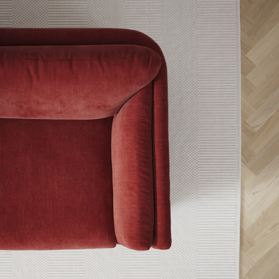 Madison Lux - Hörnsoffa 2+3-sits, hörn 1 - Rosa