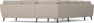 Madison Lux - Hörnsoffa med schäslong vänster - Beige