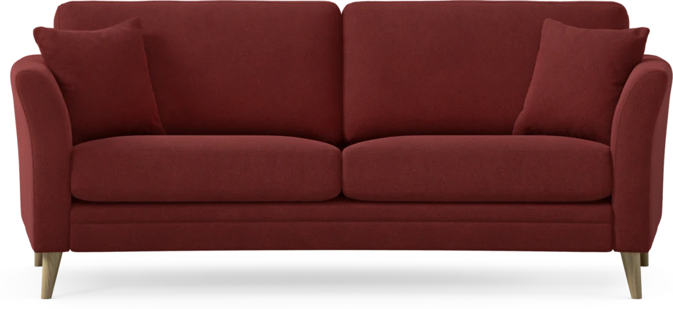 Eden - 2,5-sits soffa svängd - Röd