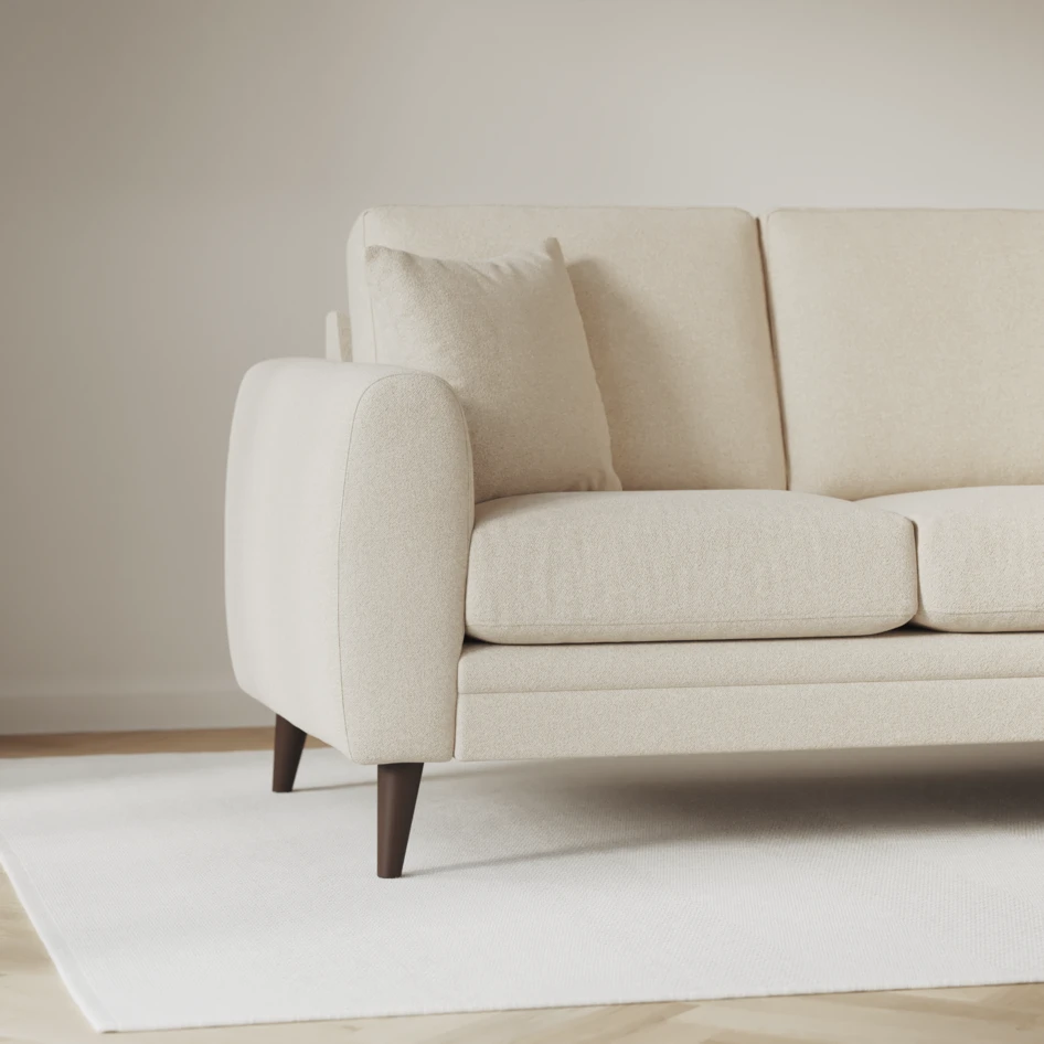 Eden - 3-sits soffa med divan vänster och schäslong höger - Beige