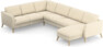 Bridge - Hörnsoffa, 2+3-sits med schäslong höger - Beige