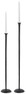 Lynn - Golvljusstake, H 86 cm - Svart