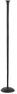Lynn - Golvljusstake, H 86 cm - Svart
