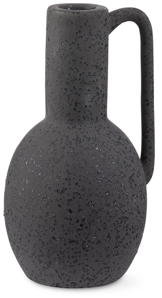 Evie - Ljusstake, H 15 cm - Svart
