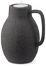 Evie - Ljusstake, H 11,5 cm - Svart