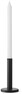 Belle - Ljusstake, H 16,5 cm - Svart
