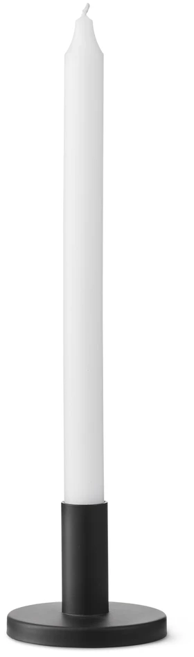 Belle - Ljusstake, H 7 cm - Svart