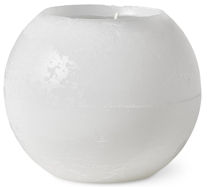 Iglo - Klotljus, H 20, Ø 20 cm, brinntid 45 h - Vit