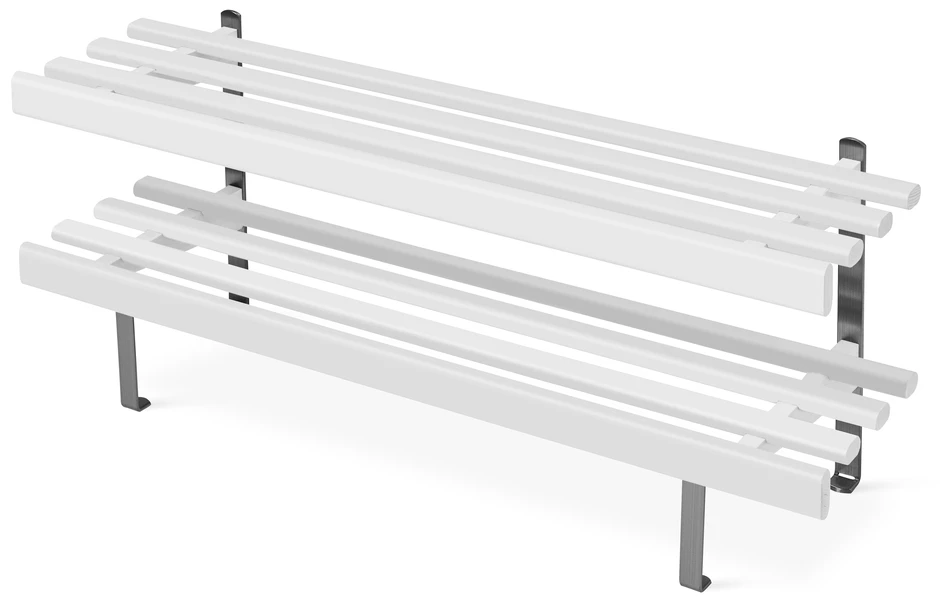 Sund - Skohylla, B 100 cm - Vit