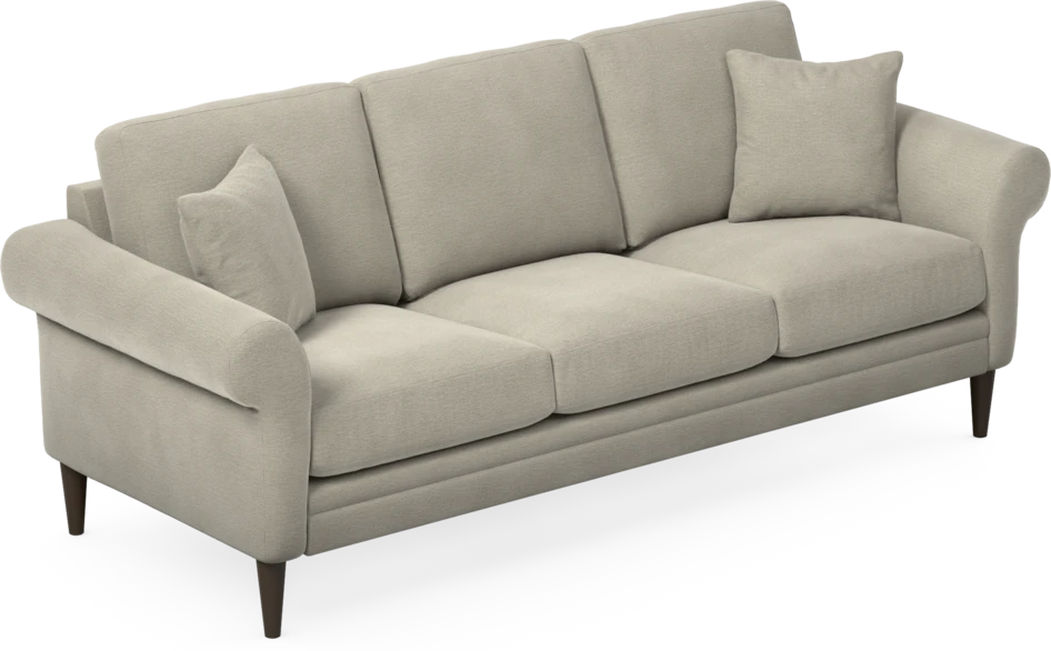 Eden - 3-sits soffa - Brun