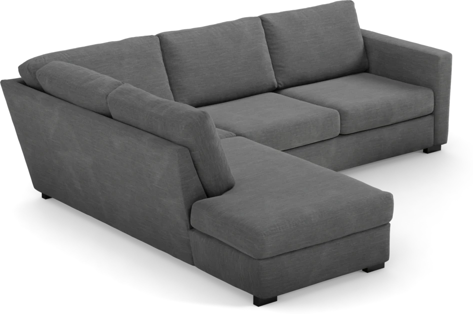 Friday - 2,5-sits soffa med divan vänster - Grå