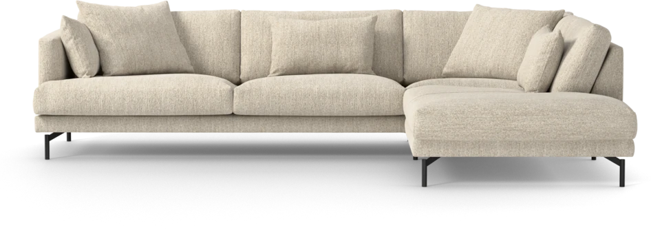 Harper - 3-sits soffa med divan höger - Beige