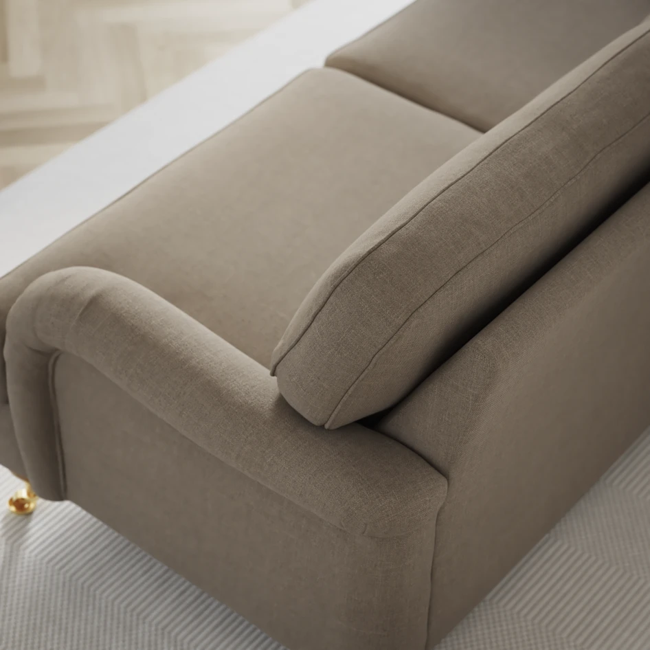 Oxford - 3-sits soffa svängd - Beige
