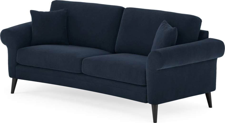 Eden - 2,5-sits soffa svängd - Blå