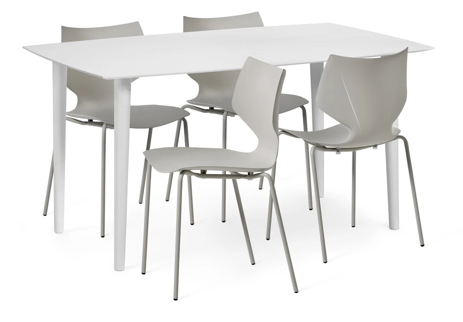 Plaine - Matgrupp med 4 stolar Pyret - Beige
