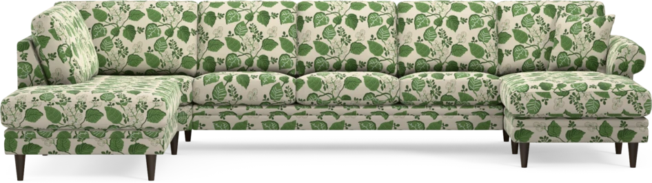Eden - 3-sits soffa med divan vänster och schäslong höger - Flerfärgad