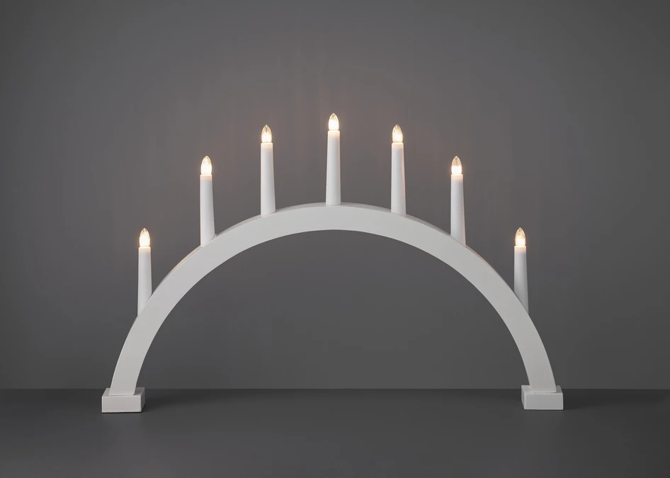 Tilda - Adventsljusstake - Vit