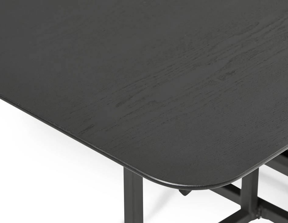 Uppsala - Matbord, L 27-147 cm - Svart