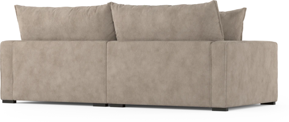 Rossi - 3-sits soffa, hel dyna - Beige