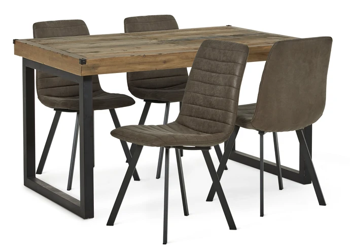 Woodenforge, Matgrupp med 4 stolar Santos