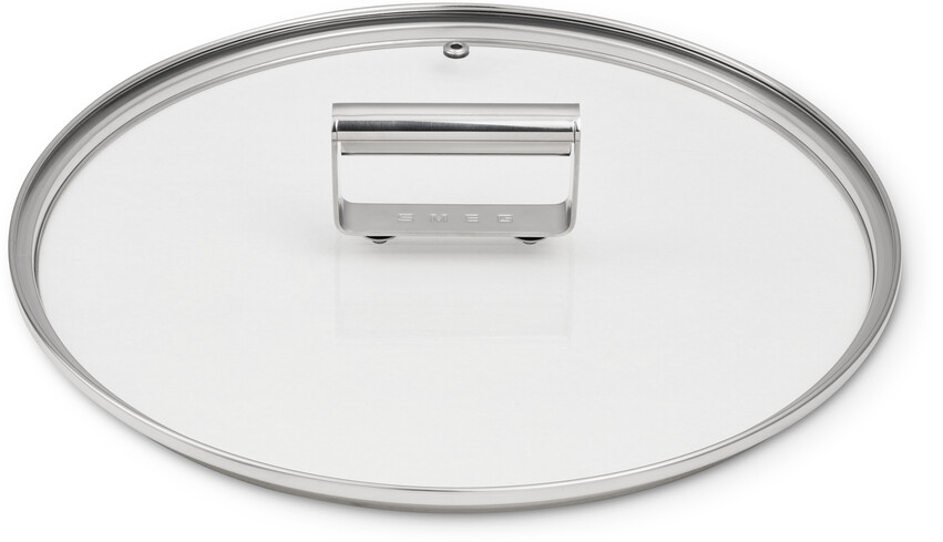 SMEG - Lock till stekpanna, Ø 28 cm - Vit