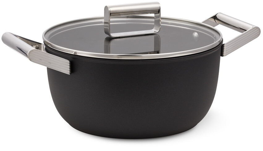 SMEG - Gryta, 4,5 L - Svart