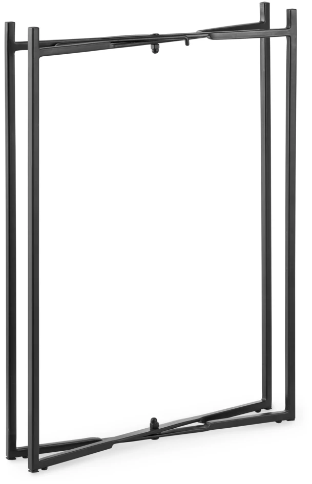 Tray - Underrede till brickbord, Ø38 H50 cm - Svart