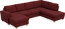 Friday - 3-sits soffa med schäslong vänster och divan höger - Rosa