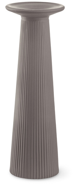 Tone - Ljusstake, H 20 Ø 7 cm - Grå