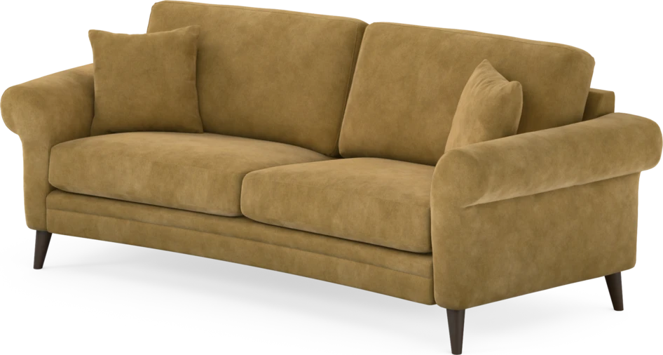 Eden - 2,5-sits soffa svängd - Gul
