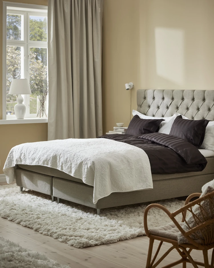 Asperö Comfort - Kontinentalsäng, dubbelsäng med bäddmadrass Comfort och sängben - inspiration