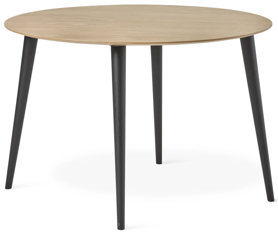 Plaine - Matbord, Ø 110 cm - Svart