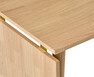 Emma - Matbord, L 120-160 cm - Brun
