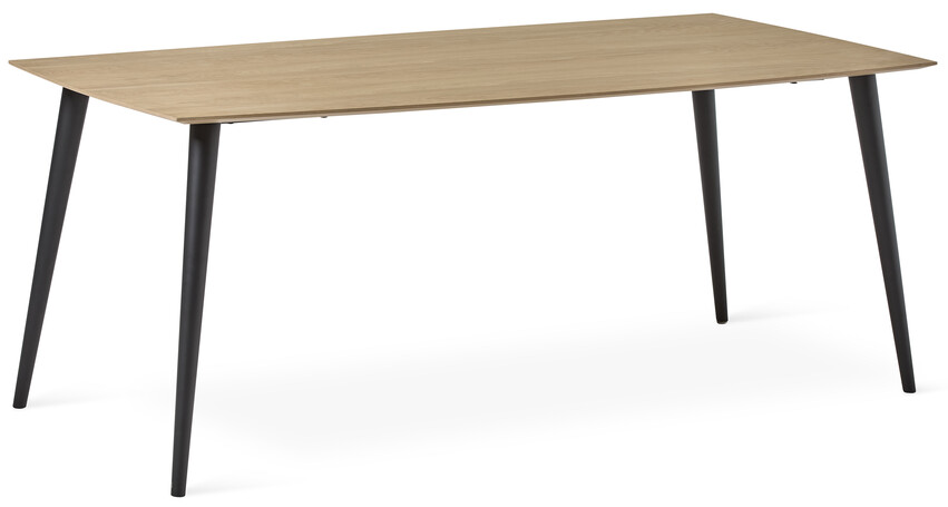 Plaine - Matbord, 180x95x74 cm - Svart