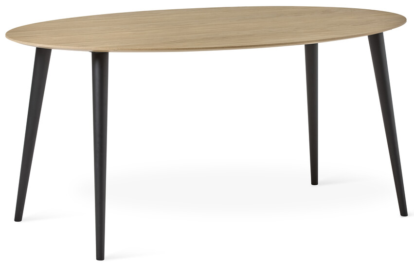 Plaine - Matbord, 160x100x74 cm - Svart