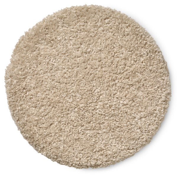 Curly - Sittdyna, Ø 38 cm - Beige