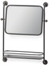 Pipe - Spegel, H 64 cm - Svart