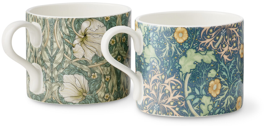 Morris & Co - Mugg, 34 cl, 2-pack - Blå