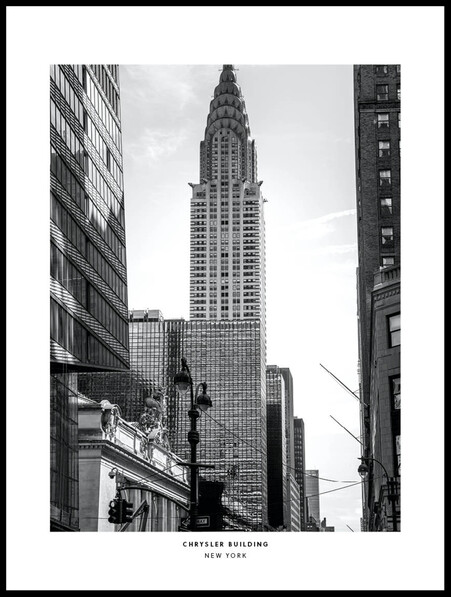 Chrysler Building  - Poster - Vit